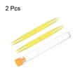 thumbnail image 3 of Uxcell Weaving Knitting Shuttle 85x6.8x2.8mm Shuttles de plástico, paquete de 2 en amarillo, 3 of 4