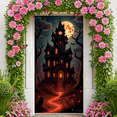 thumbnail image 2 of Gothic Haunted Castle Banner Full Moon Spooky House Halloween Decor for Haunted House Party Halloween Event Spooky Celebration, 2 of 9