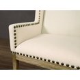 thumbnail image 4 of TOV Furniture Tribeca Beige Linen Chair with Oak Wood Legs, 4 of 4