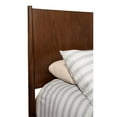 thumbnail image 6 of Allora Mid Century California King Panel Bed in Walnut (Brown), 6 of 12