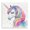 Enchanted Rainbow Mane Unicorn, variant on Stupell Industries Enchanted Rainbow Mane Unicorn Canvas Wall Art, design by Creative Studio