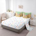 thumbnail image 5 of Castle Fairy Green Ice Cream Drip Twin Bedding 7-Piece, Sport Baseball Bat Bedding Comforter Set, Pink Yellow, 5 of 7