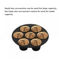 thumbnail image 4 of 7 Cup Silicone Muffin Cake Cups, Non-Stick Muffin Cupcake Tin Tray Baking Mould for 3.5-5.8 L Air Fryer, Air Fryer Muffin Cake Cups Cupcake Baking Pan Non Stick Cupcake Mold Muffin Cupcake Tray (7"), 4 of 8