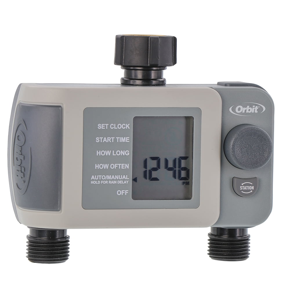 Orbit Irrigation 2 Port Digital High Flow Timer with Large LCD Screen