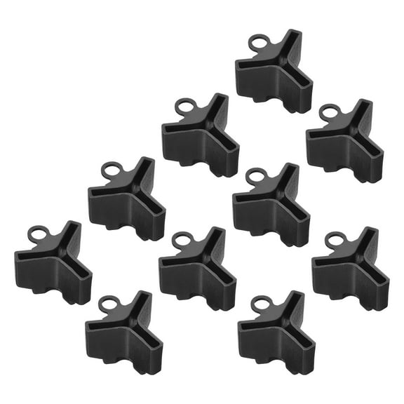 Uxcell Plastic Fishing Hook Bonnets Treble Hook Covers Fit for 6,7,8, Black 100 Pack