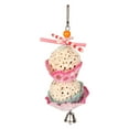 thumbnail image 4 of Edible Cake Bird Foraging Cake Bird Foraging Toy Treat Dispensing Bird Toy In The Form Of A Cake Edible Soft Boredom ParakeetsShredding Chewing Toy For Cockatiel Budgie, 4 of 5