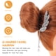 thumbnail image 2 of Horquilla con borla en forma de U, elegante pinza para el pelo con perlas y diamantes de imitación, para hacer moños, 2 of 6
