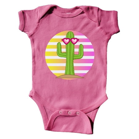 

Inktastic Cactus Cute Girls Sunset Gift Baby Girl Bodysuit
