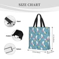 thumbnail image 2 of KLL Rabbit And Balloon Pattern Aesthetic Tote Bag for Women Beach Bag Shopping Bags Shoulder Bag Reusable Grocery Bags, 2 of 5