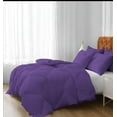 thumbnail image 2 of DNG Creations 3 Piece New Box Design Comforter 800 Thread Count ( Solid Purple Colour ) All-Season 550 GSM 100% Egyptian Cotton ( California King - Size ), 2 of 8