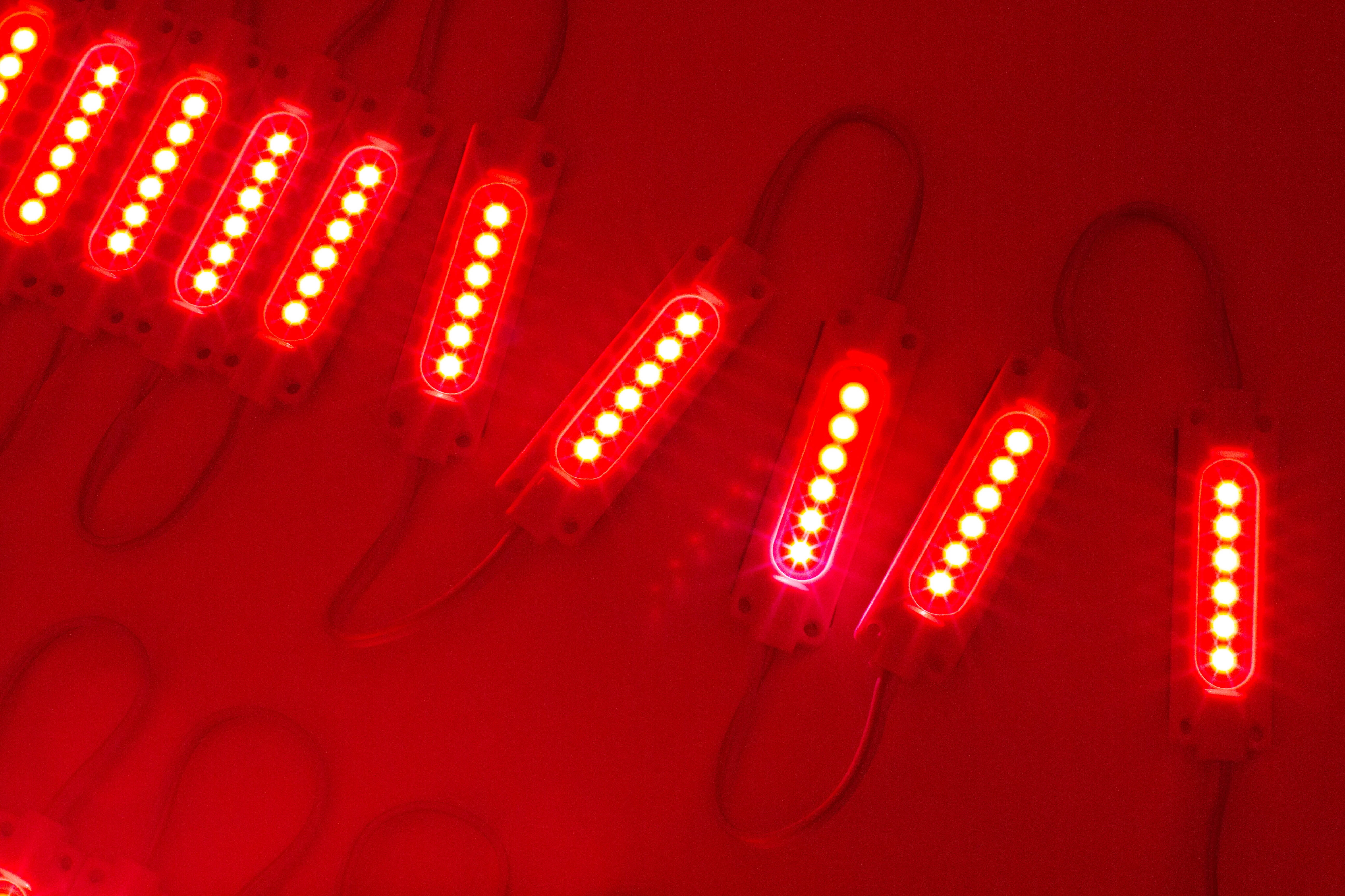 LEDUPDATES BRIGHTEST STOREFRONT WINDOW LED LIGHT 40ft Red COB WITH UL