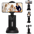 thumbnail image 2 of Trípode con rotación de 360° y seguimiento automático para smartphone, control de gestos y estabilizador de cardán para transmisión en vivo, color blanco, 2 of 6