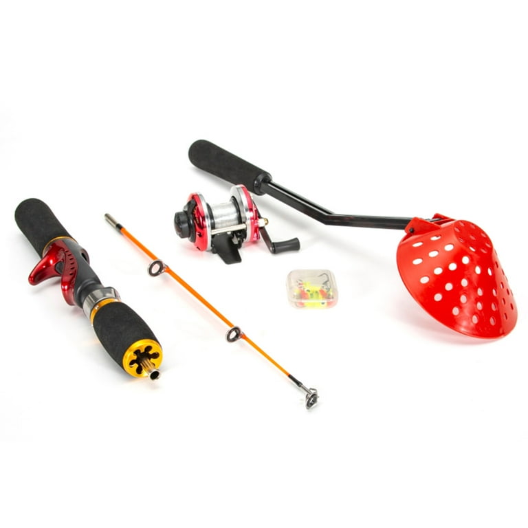 Spirastell Fishing Rod,Rods Kit Ice Reel Combo Ice Rod Reel Combo