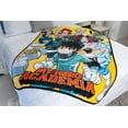 thumbnail image 5 of Just Funky My Hero Academia Superheroes 45"X60" Fleece Throw Blanket, 5 of 7