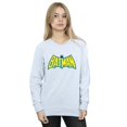 thumbnail image 2 of Batman Womens Retro Logo Heather Sweatshirt, 2 of 5