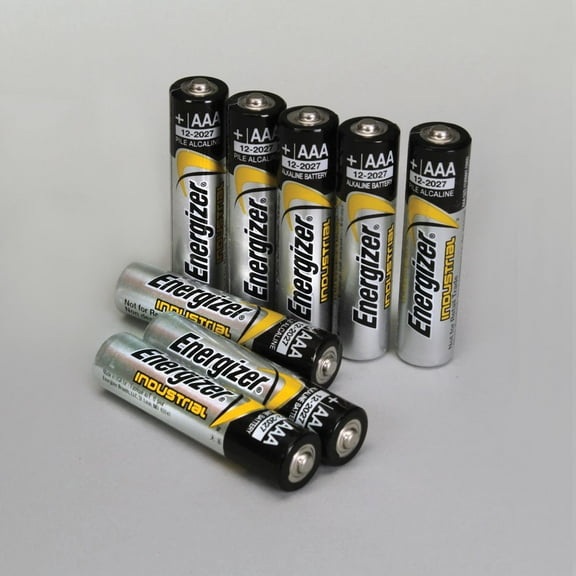 Energizer Industrial Alkaline Battery, Size Aaa, Pack Of 8