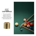 thumbnail image 3 of Shisuyan 12pcs Snooker Pool Cue Ferrules: Copper Cue Tips Ferrules - Billiards Repair Tool - Snooker Replacement Accessories for Professionals, 3 of 9