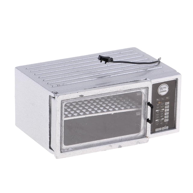 Microondas de muñecas Sunnimix Horno de microondas para casas de muñecas 1/12