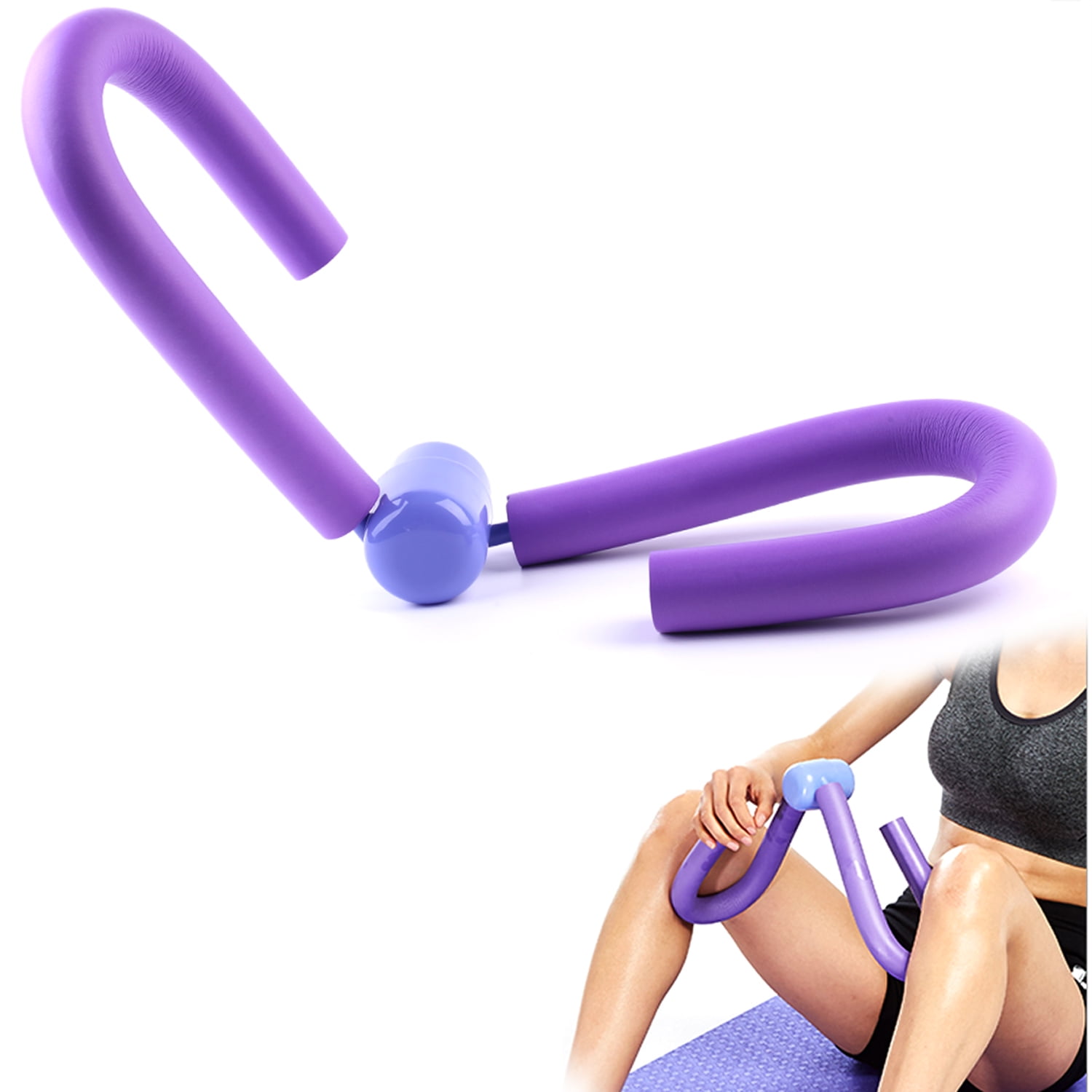 Home Gym Equipment for Best Slimming Thin Thighs Leg Pedal Rally Stovepipe Clip Devic Shape and Firm Your Inner and Outer Thigh Thigh Master/Thigh Trimmer/Leg Workout Exerciser Tone