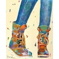 thumbnail image 2 of Beer, Pamela K. 12x14 Black Ornate Wood Framed with Double Matting Museum Art Print Titled - Hiking Boots, 2 of 4