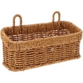 thumbnail image 1 of Cesta colgante tejida con asa, cesta de ratán de plástico, cesta tejida para cebolla, cesta de fruta, 1 of 5