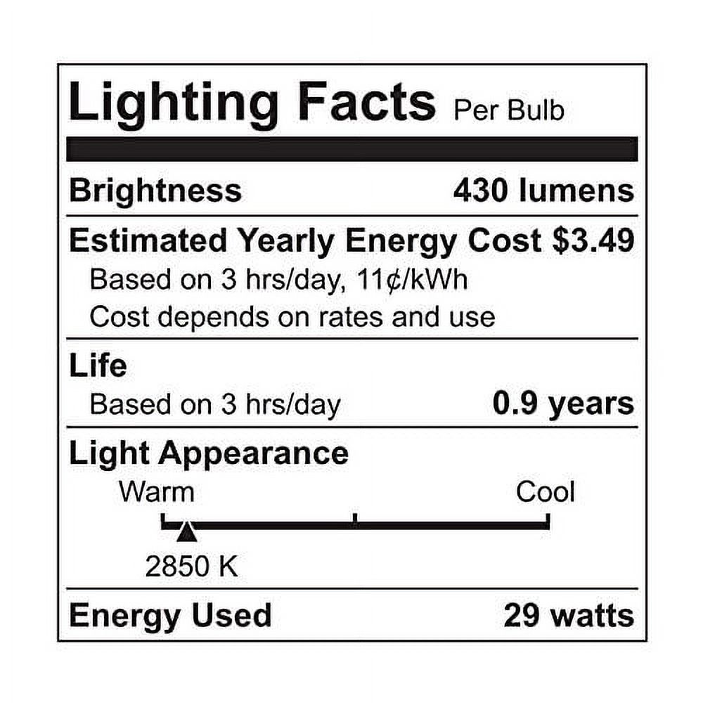 GE 29 Watt (40 Watt Equivalent) Clear Halogen Light Bulb, 2 Pack - image 3 of 4