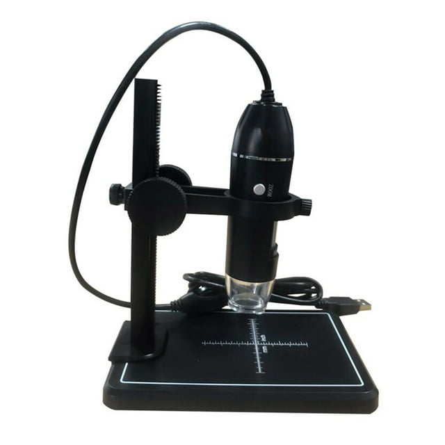 MesaSe 1000x Magnification USB Digital Microscope Built-in 8 LED Camera Magnifier with Base Stand Holder Support for Windows XP/Vista/Win 7 8 10/Android Phones