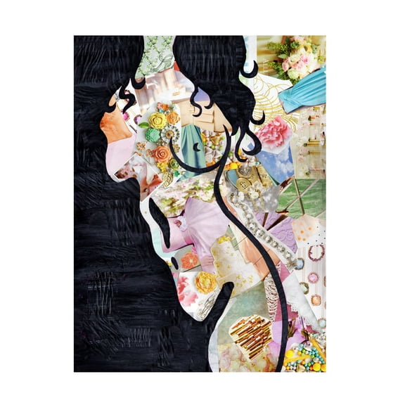 Trademark Fine Art 'Brunette' Canvas Art by Artpoptart