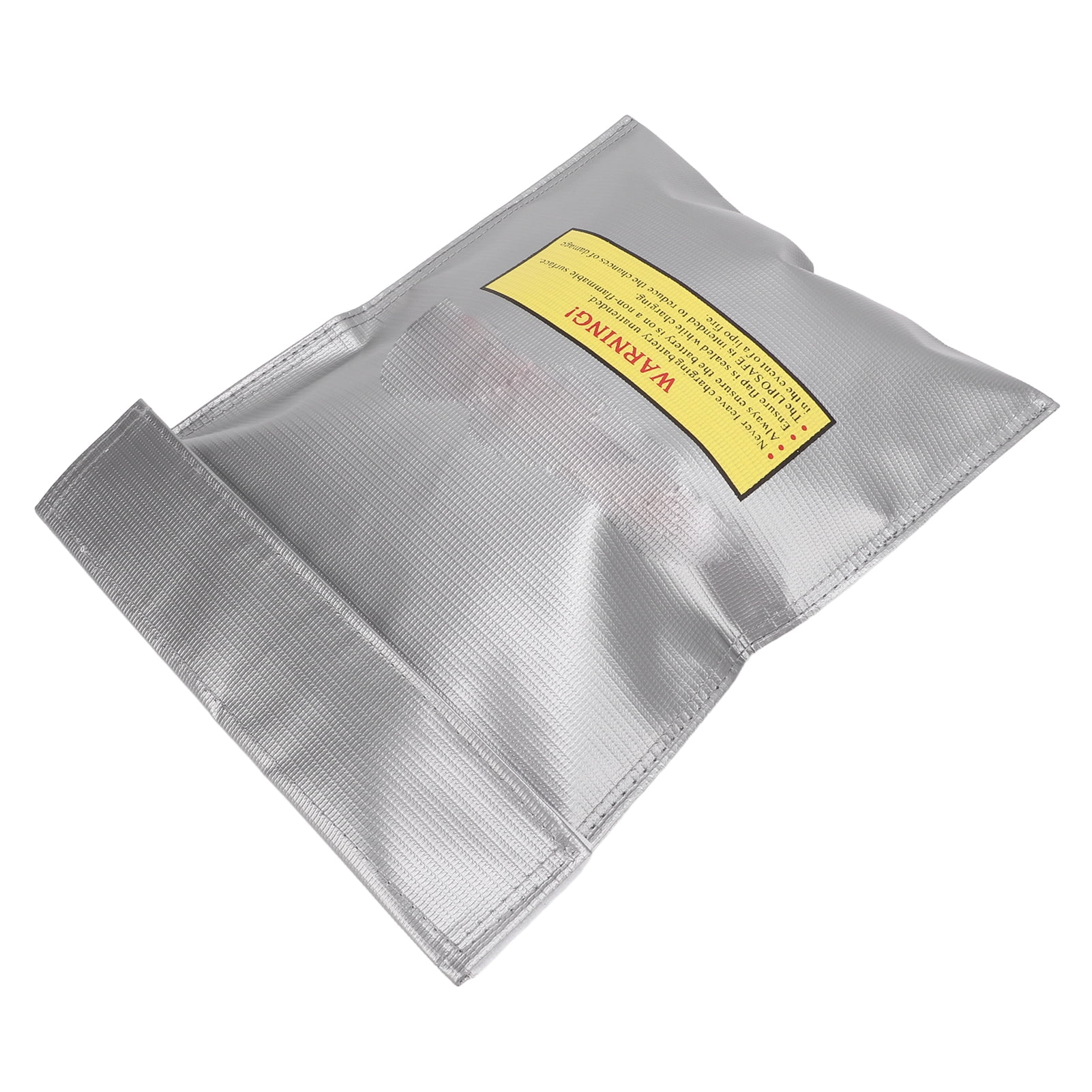 Fireproof Lipo Battery Safety Bag - Explosion Proof Charging Sack For RC Batteries & Electronics (8.5x4.5x6.1in)