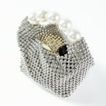 thumbnail image 5 of YIFEI Women Pearl Beaded Clutch Handle Bag Evening HandBag for Wedding Party, 5 of 5