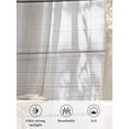 thumbnail image 6 of Sheer Curtains 84 inches Long, Thanksgiving Fall Pumpkin Maple Leaf White Wood Grain Light Filtering Sheer Window Curtains Rod Pocket Voile Drapes for Bedroom Living Room, 52"W x 84"L 2 Panels, 6 of 7