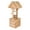 Beige, variant on Shine Company Transitional Cedar Wood Decorative Wishing Well in Beige