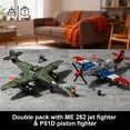 thumbnail image 2 of Set de Construcción de Juguete Mr.River Aviones WWII Me 262 y P-51D, 2 of 8