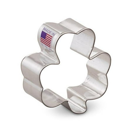 - Ann Clark Shamrock Cookie Cutter - 2.5 Inches - Tin Plated Steel