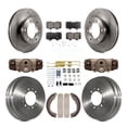 thumbnail image 1 of Transit Auto Front Rear Disc Brake Rotors Ceramic Pads and Drum Kit (9Pc) for Car 2004-2006 Toyota Tundra K8T-102328, 1 of 11