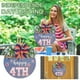 thumbnail image 1 of Independence Day Welcome Door, 4th Of July Wooden Sign Plaque Door Wall Hanging Decorations, Fourth Of July Independence Day Memorial Day Party Decorations, 1 of 6