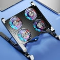 thumbnail image 5 of Laptop 4 Cooling Fan Pad , Slip Strong Wind Holder for 11-17.3'' Notebooks Tablet Laptops, 5 of 8