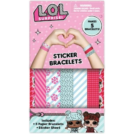 License 5pc Lol Sticker Bracelet