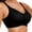 Black A, variant on WRKEKC Seamless Bras for Women, Women's Border Underwear Soft Support Large Chest Large Size Bra Thin Sagging