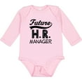 thumbnail image 3 of Inktastic Future HR Manager Boys or Girls Long Sleeve Baby Bodysuit, 3 of 5