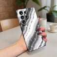 thumbnail image 7 of SKLYDDI Multicolor Swirling Marble Phone for Samsung Galaxy A24 4G Case - Grey & White Glitter, TPU, Flexible, Elegant Aesthetic, 7 of 7