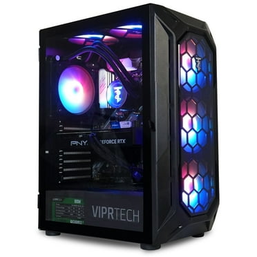 ViprTech Overlord Liquid-Cooled PC - AMD Ryzen 7 5700X (4.6Ghz), RTX 5060 Ti 8GB, 32GB DDR4, 1TB SSD