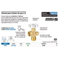 thumbnail image 1 of Válvula para cilindros de gas LP hasta 45 kg Foset Válvula para cilindros de gas LP hasta 45 kg, 1 of 1