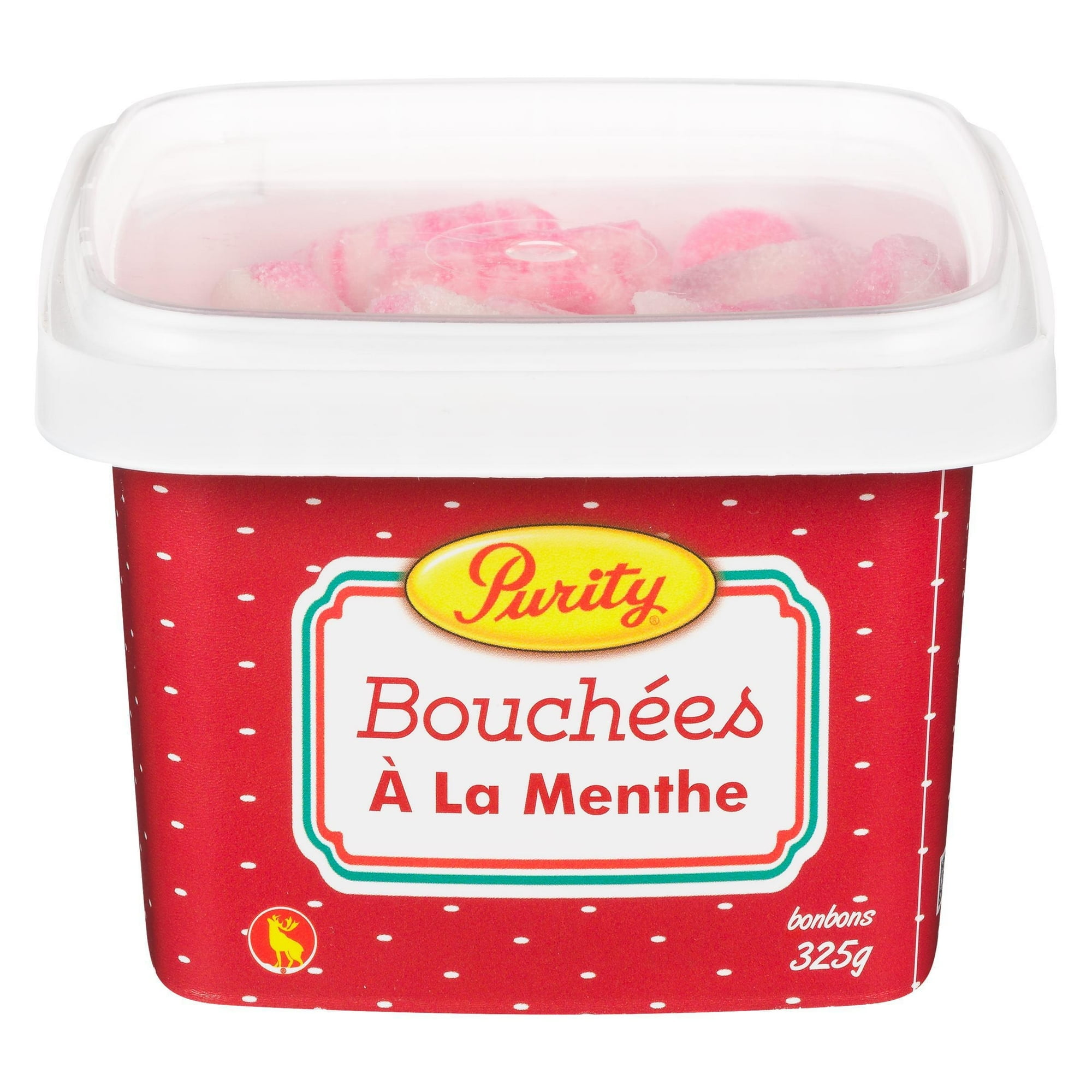 Bonbons à saveur de menthe poivrée Purity 325g