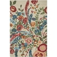 thumbnail image 2 of Hauteloom Tuyet Wool Living Room, Bedroom Area Rug - Traditional, Transitional - Crimson, Coral, Sapphire - 8' x 10', 2 of 7