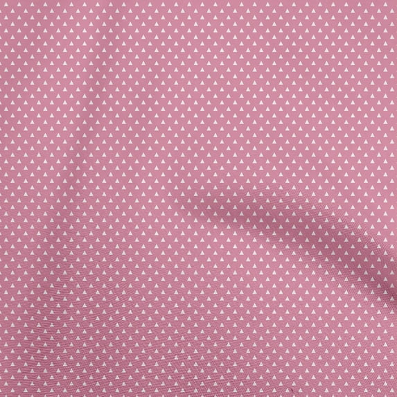 oneOone Silk Tabby Pink Fabric Geometrical Quilting Supplies Print Sewing Fabric By The Yard 42 Inch Wide