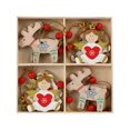 thumbnail image 2 of XWSHYW Adornos Colgantes Adornos Colgantes de Madera para Puerta de Navidad, Adorno para Árbol de Fiesta, 2 of 2