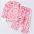 thumbnail image 4 of Baby Toddler Kids Viscose From Bamboo Pajamas Set Pjs,striped 6-12 Months 12-24 Months 2t 3t 4t 5t 6t 7t 8t 9t Children 5-6 Years, 4 of 5