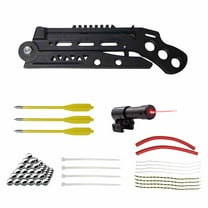 Runzkzy Adult Practice Slingshot Foldable Decompression Artifact Archery Steel Ball Catapult