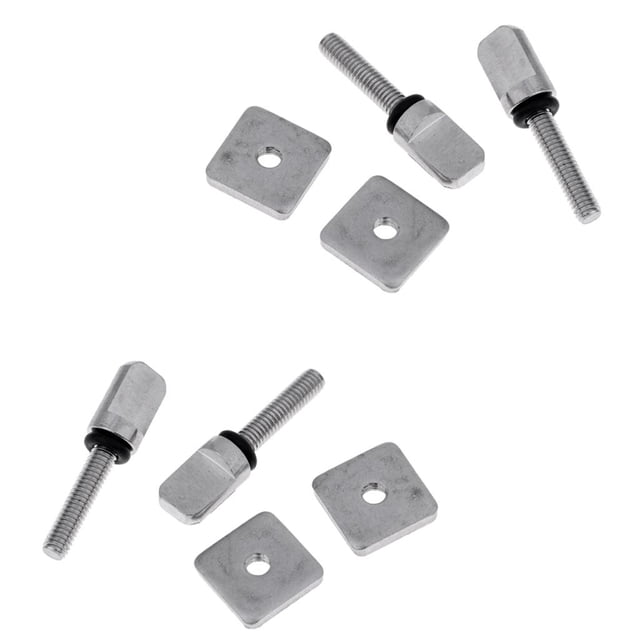 licencia Y Tornillo De De Surf De 4 Piezas - Universal la adaptaciónción A Las Cajas De s Estándar - Resistente A La Corrosión Y DYNWAVEMX Tornillo de aleta de acero inoxidable